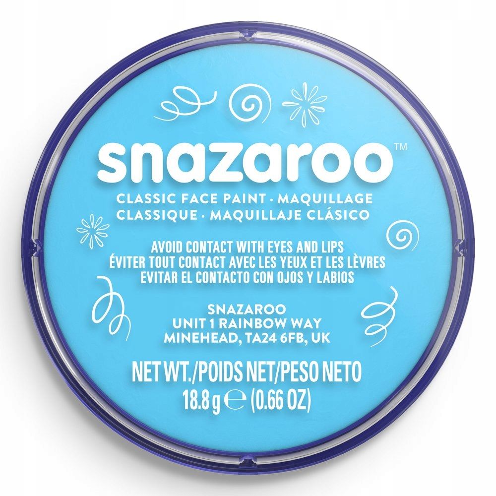  Soubor 8barvy x 18ml malovat pro malování na obličej malovat 1172039 malovat snazaroo