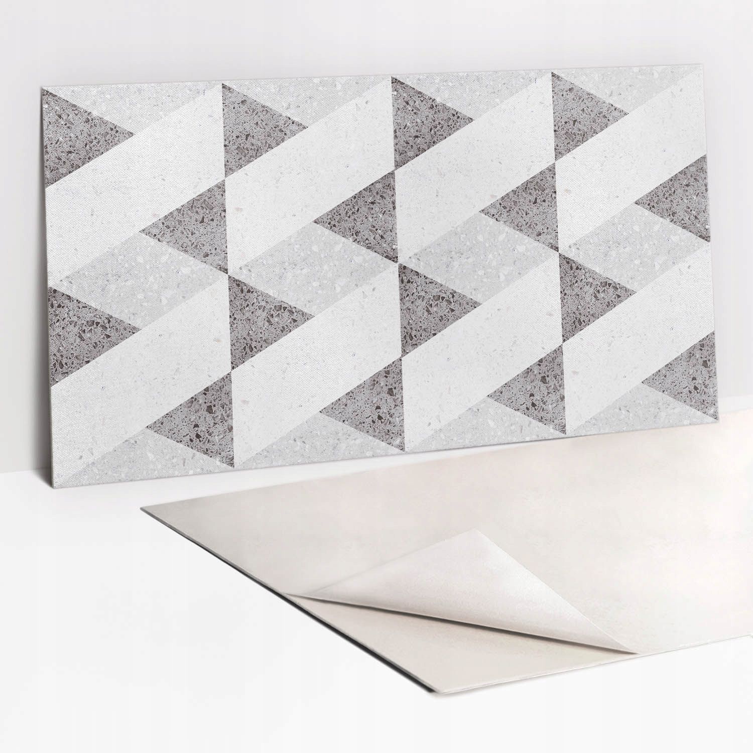  Sticky vinyl panels wall mounted waterproof stone texture 100x50 cm