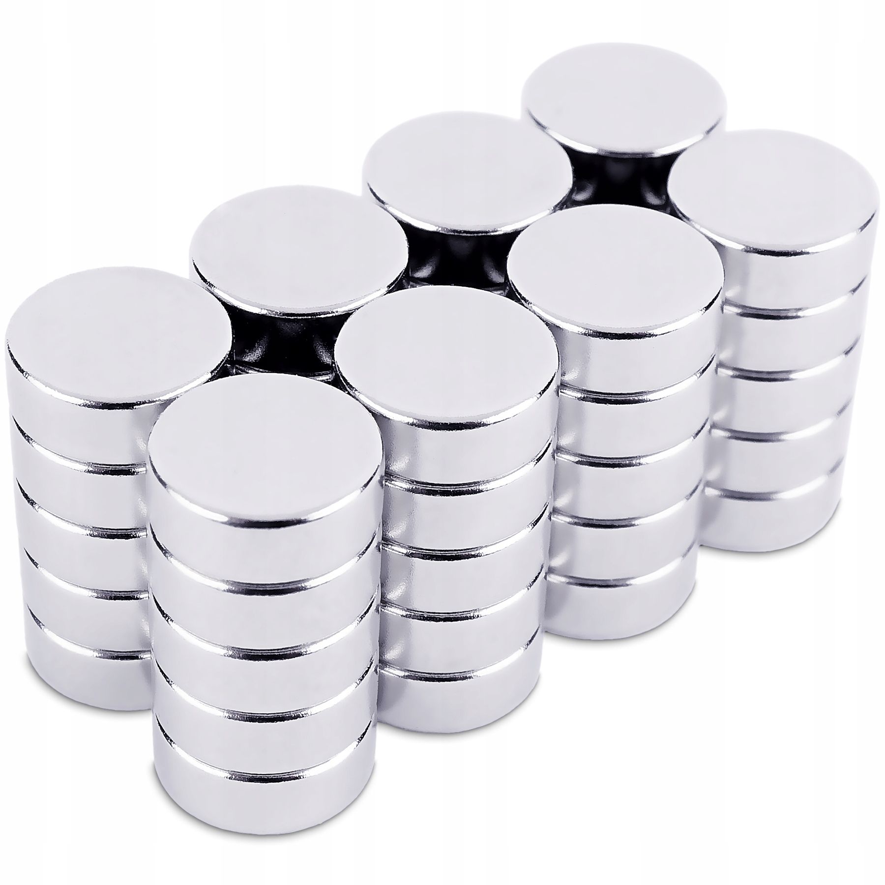  Neodymový valcový magnet fi 5x10 mm, pevný okrúhle plochý valec, 20 počítač.