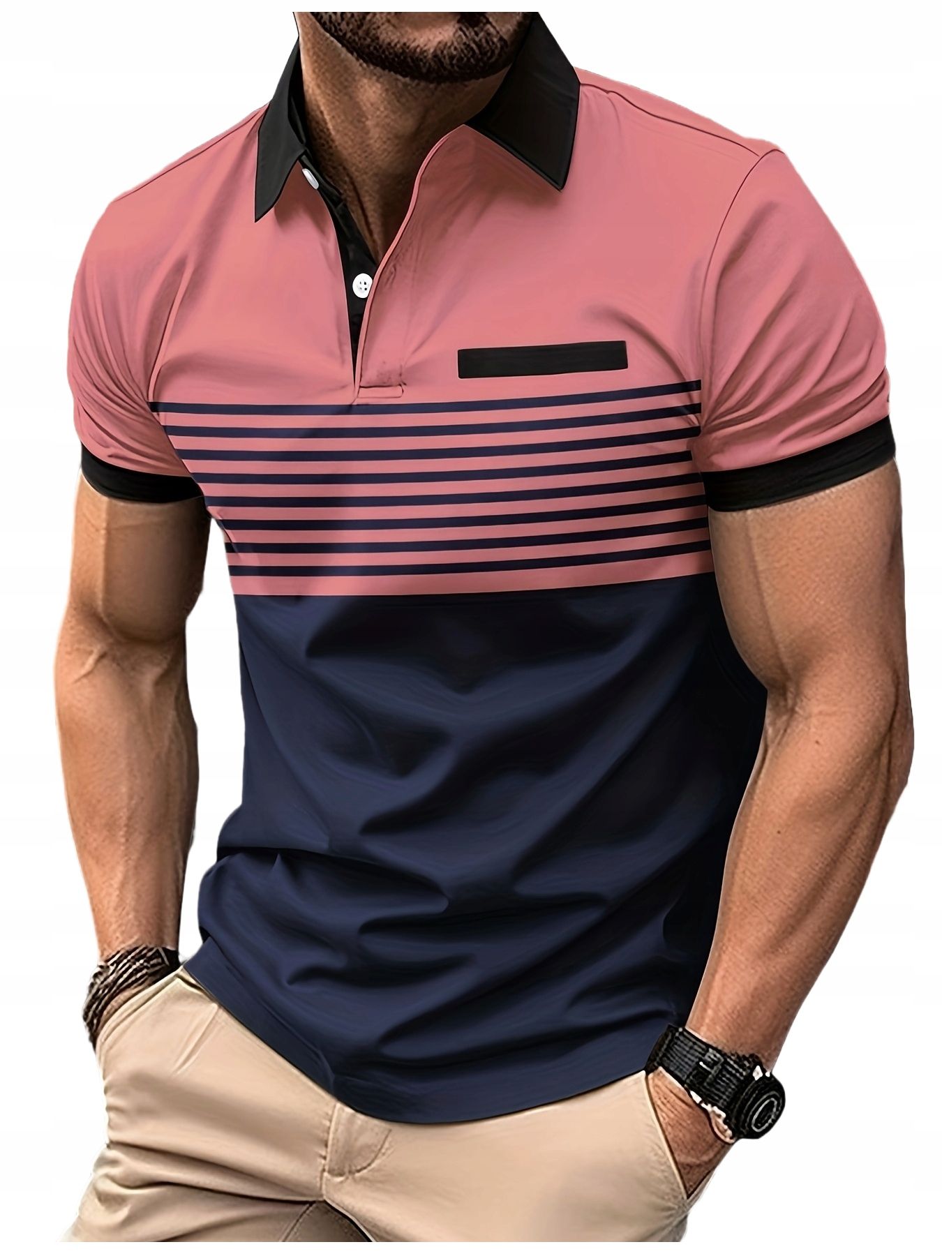  Moodne meeste polo särgid lühikesed varrukad värvid 3xl