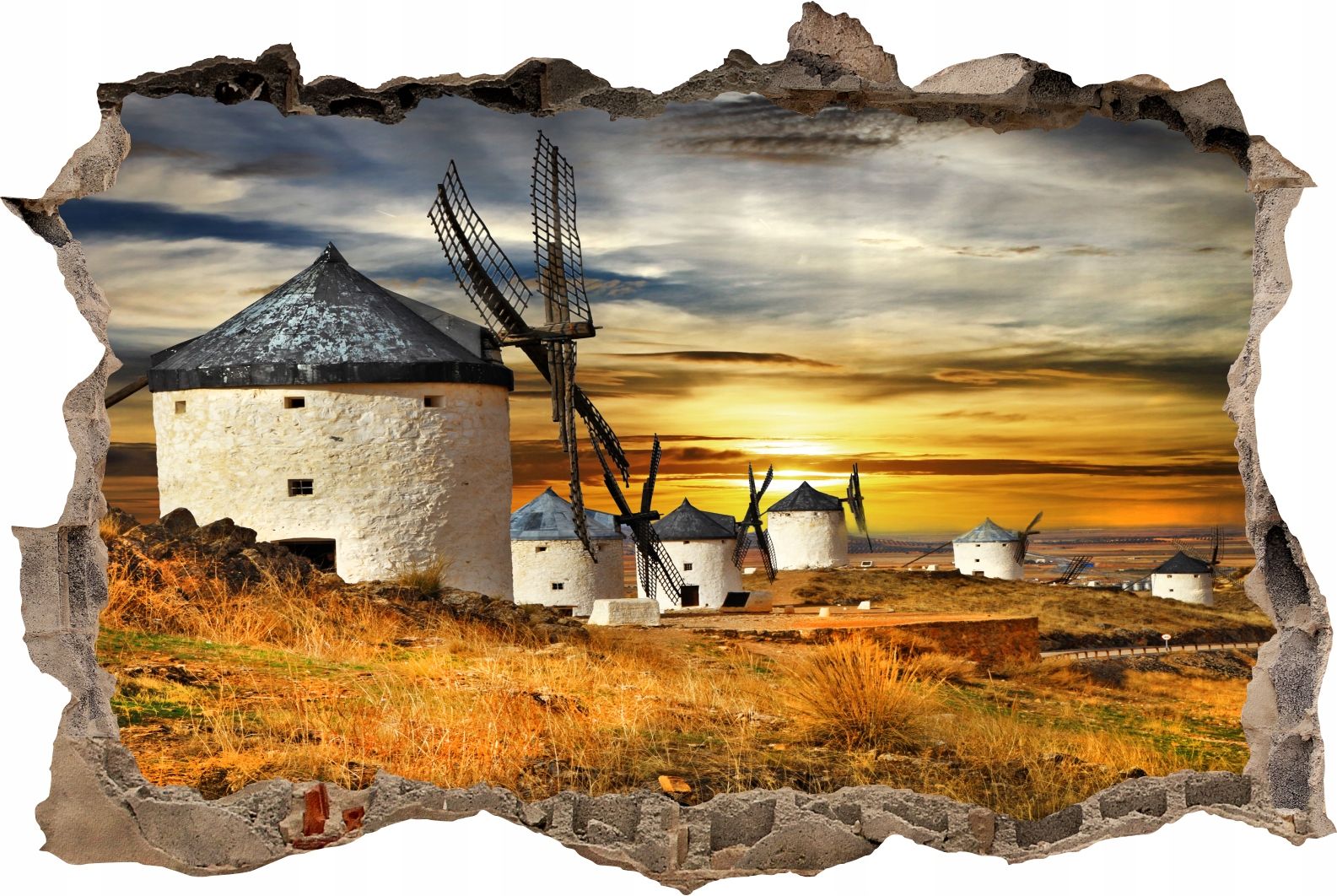  Fototapeedid auk 3d seinakleebis wodospady potok mets loodus