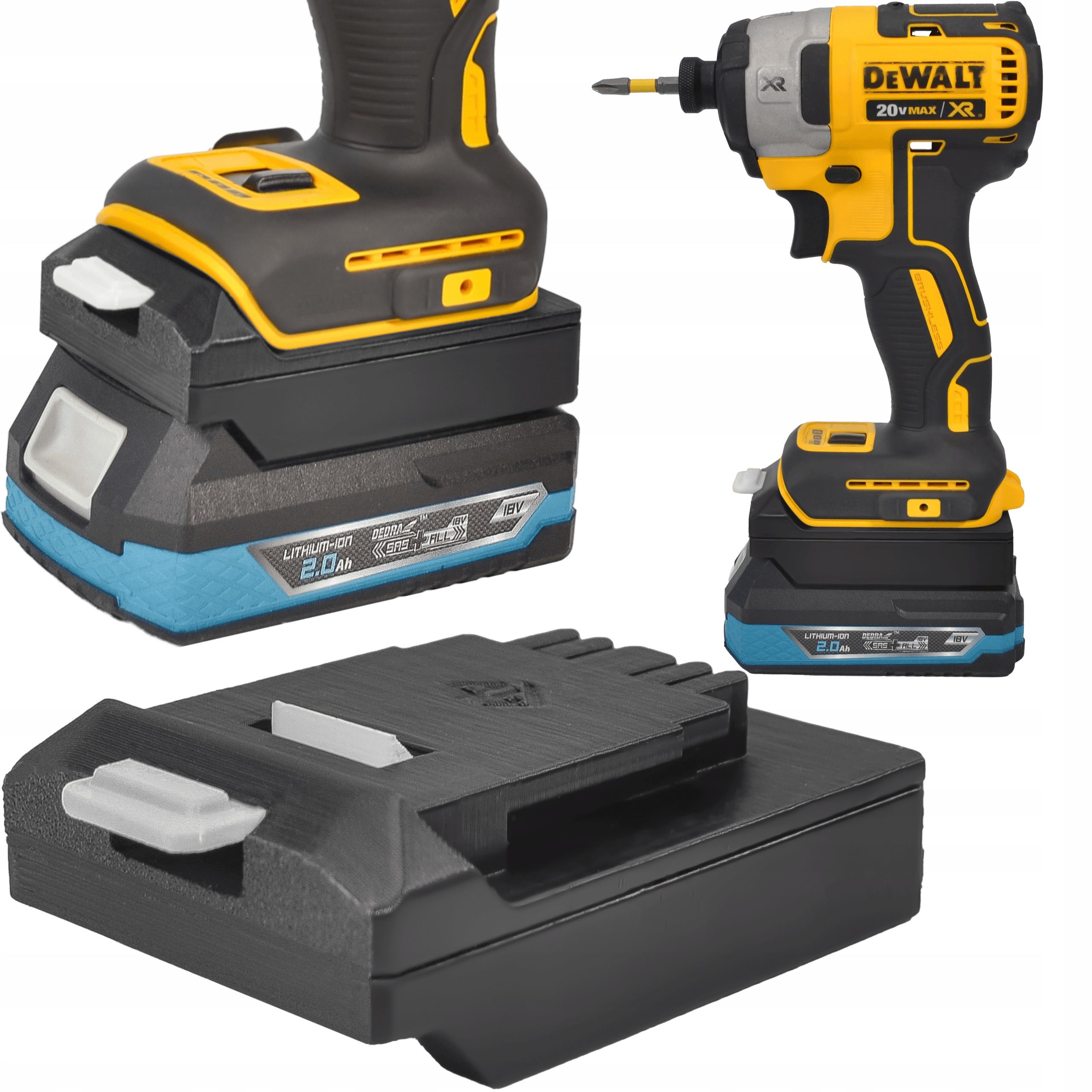  Adapter with tools dewalt 18v for the mixer bosch pba 18v