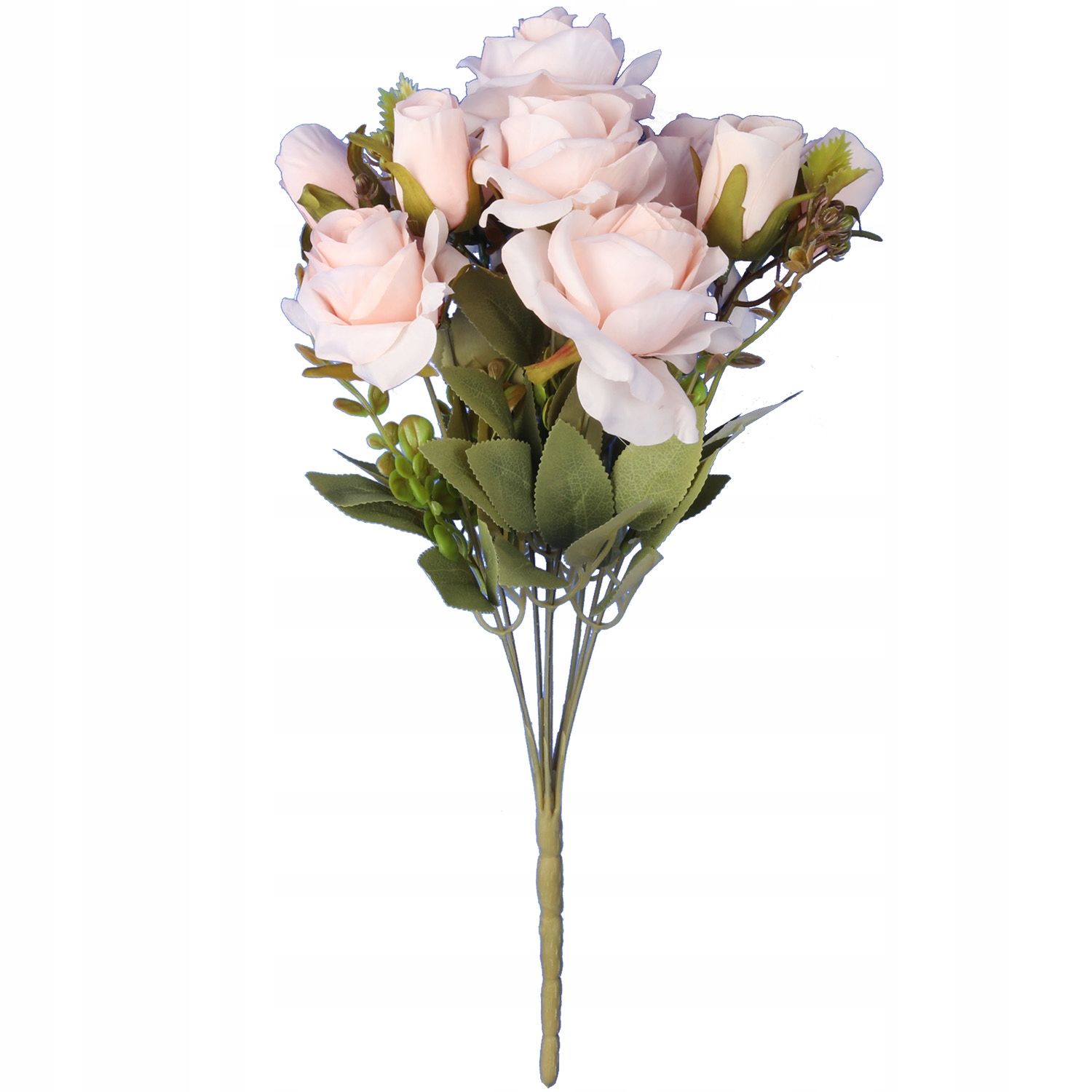  Kytice 9 veľkosť 48 cm ružový umelé kvety roze ako nažive do vázy