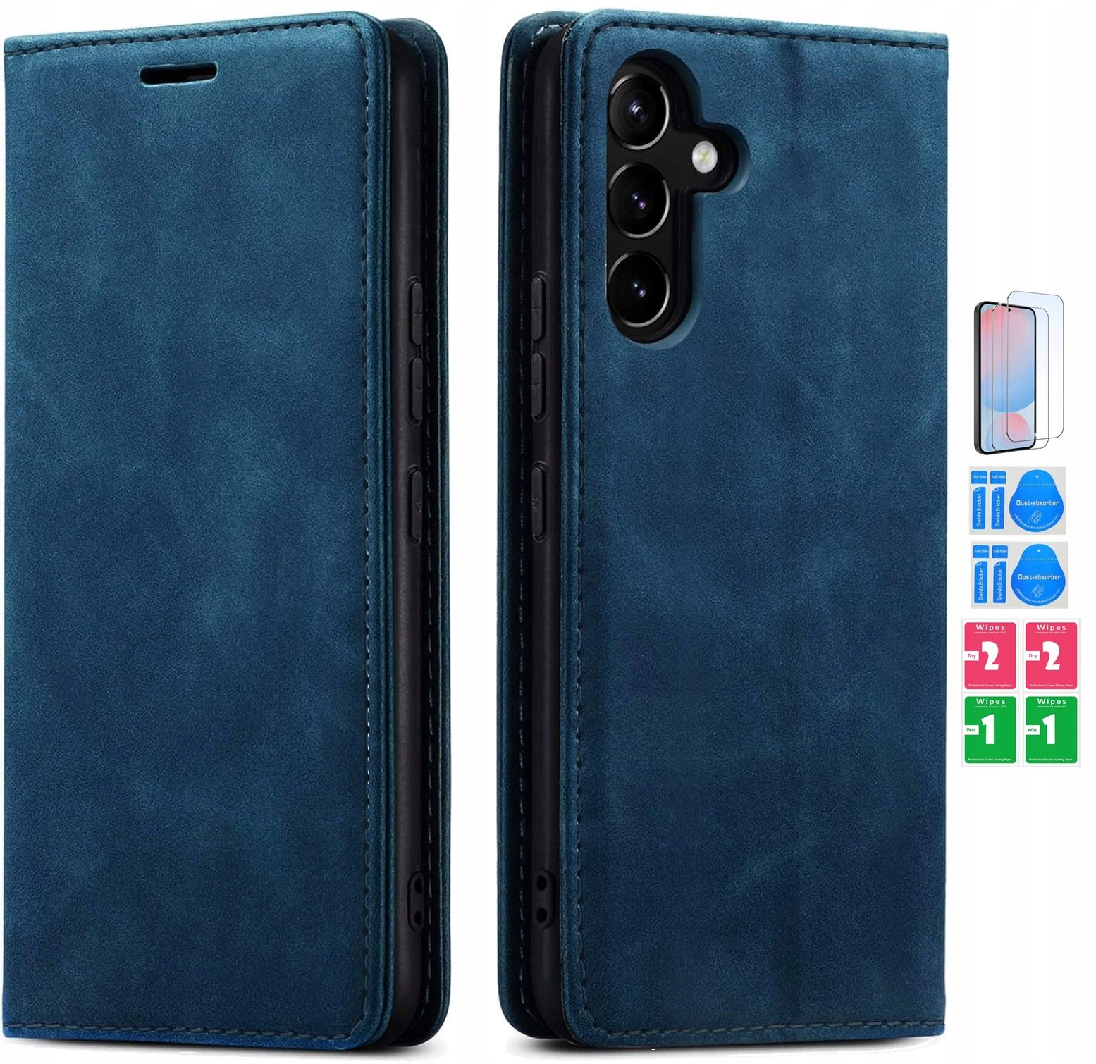  Protective case magsafe back case + 2x glass premium - samsung galaxy s25