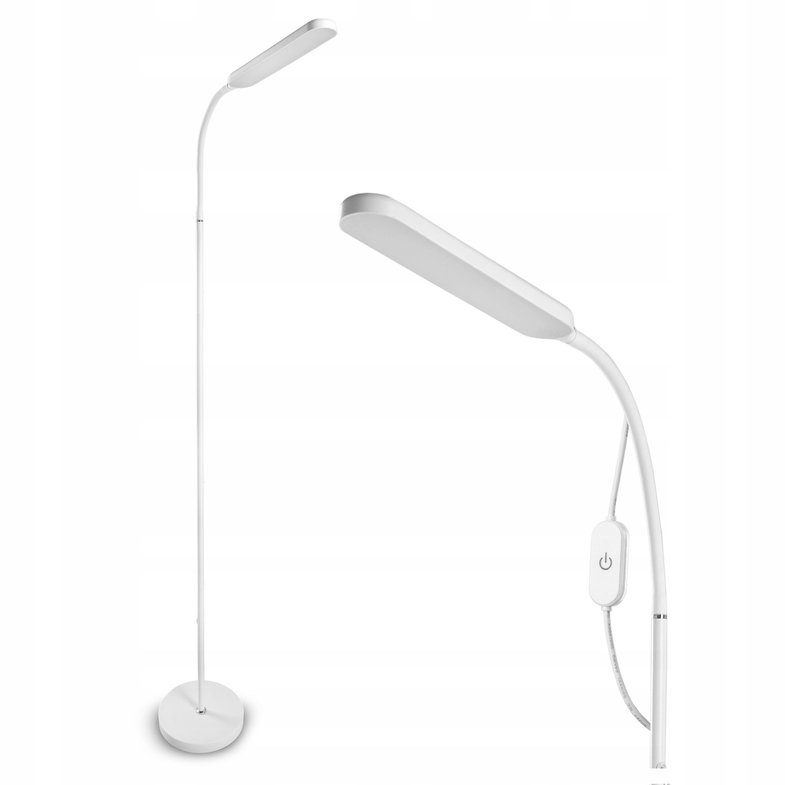  Stehleuchte led-licht zum lesen nachttisch 1x gu10 schalter 160cm