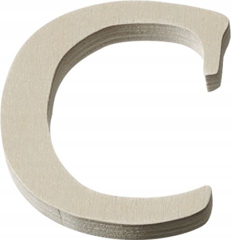  Vēstule koka 4 cm, y