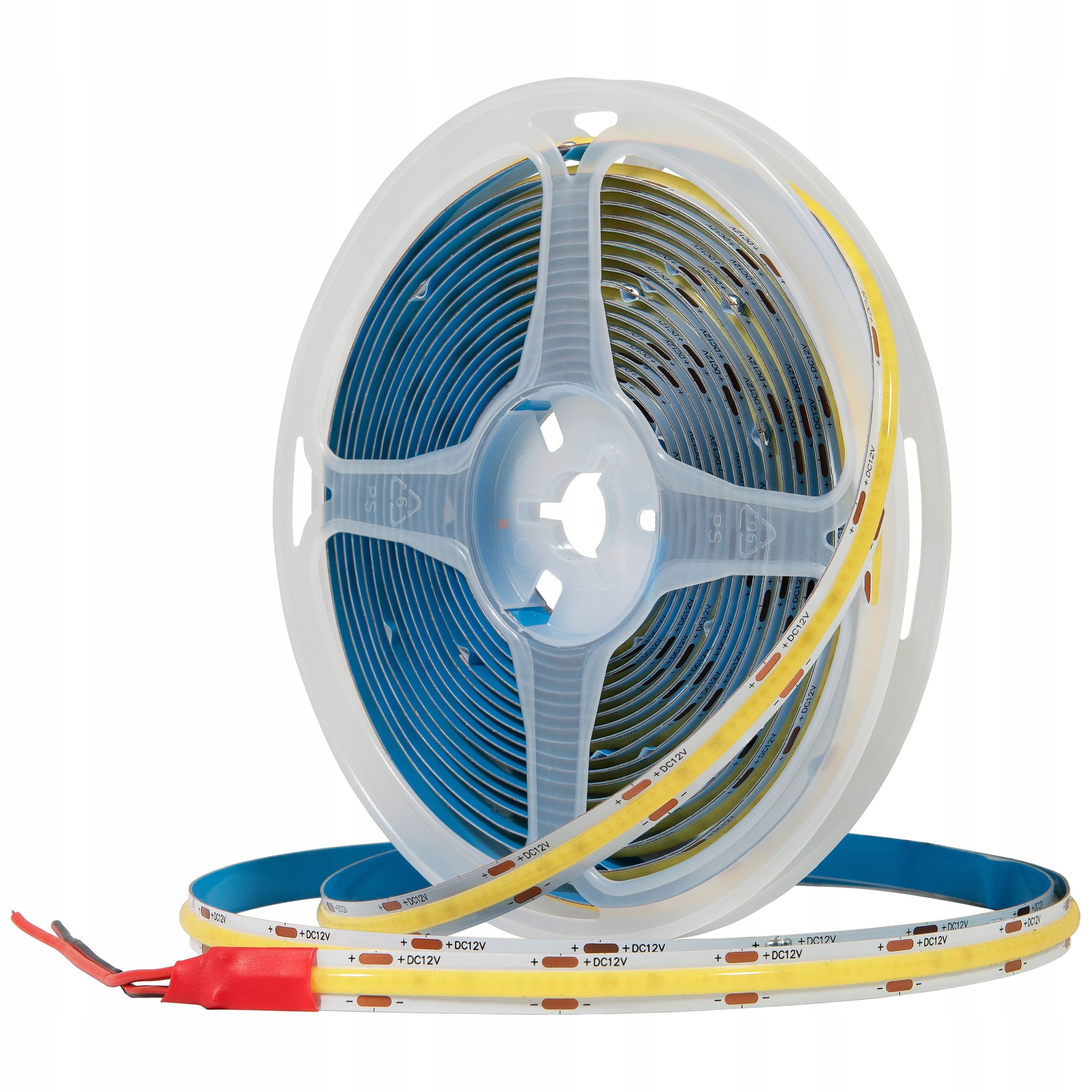  Tvirta juosta led cob 1m 12v 12w neutrali balta linija led neon bemko