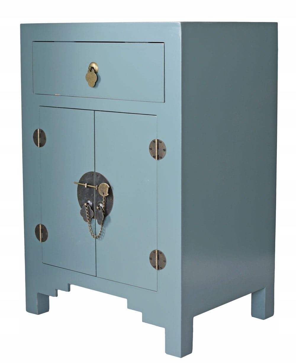  Kabinets aziātu koka stils shabby chic