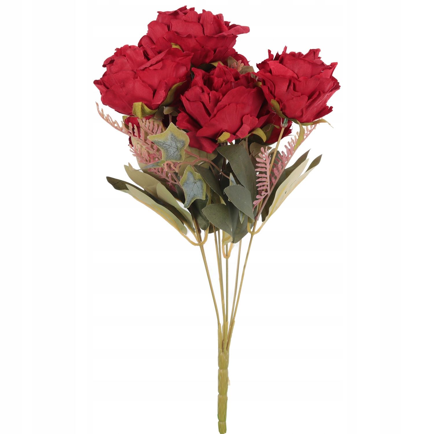  Kytice 9 veľkosť 48 cm ružový umelé kvety roze ako nažive do vázy