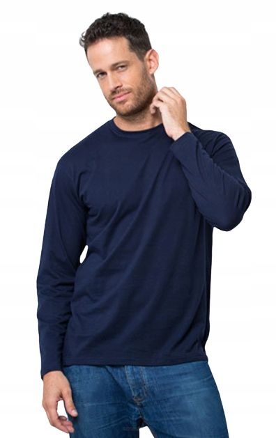  T-shirt mit langen ärmeln komfortabel baumwolle zertifikat farben l schwarze farbe