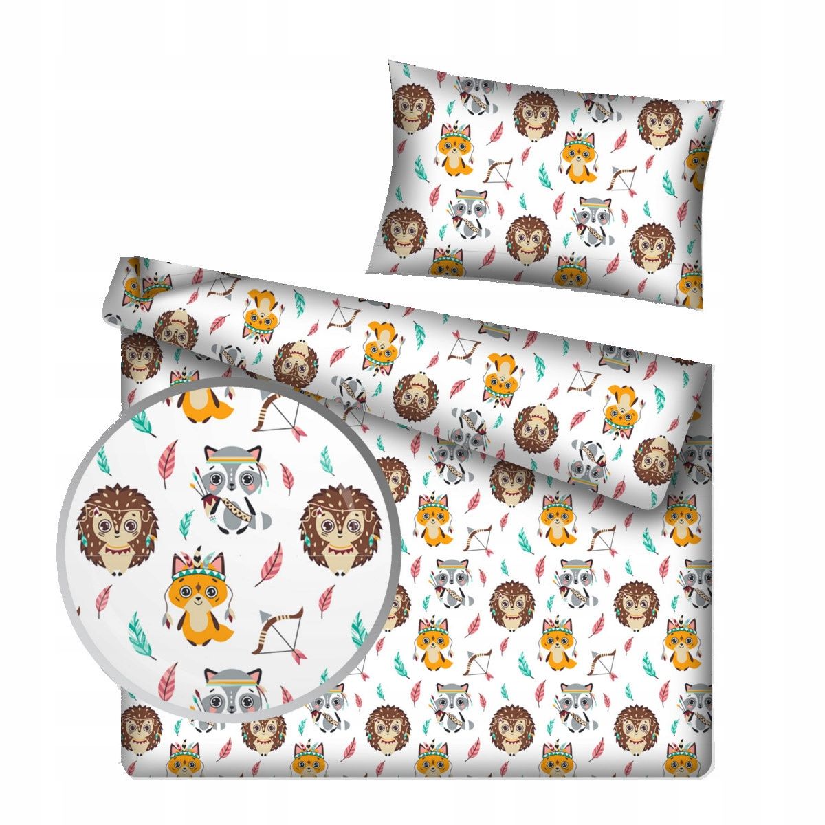  Bedding for the crib 135x100 60x50 cotton 014forest