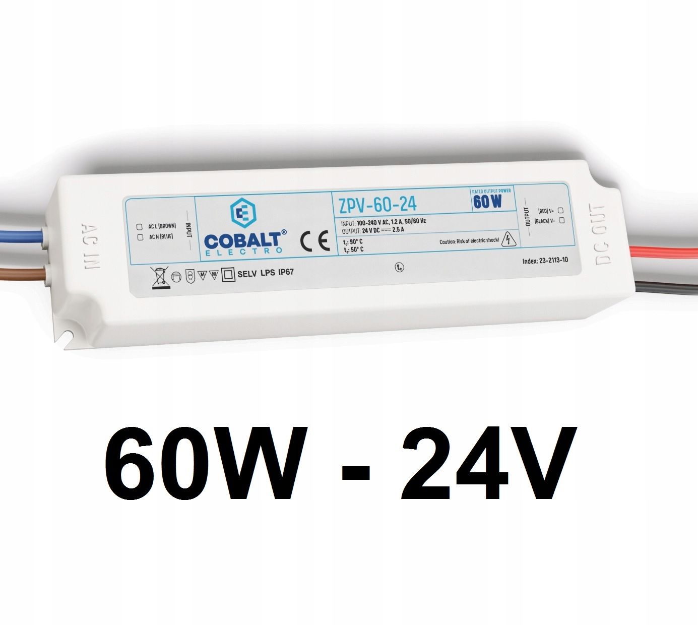  Modulárny napájací zdroj pre led pásy slim cctv 24v 120w
