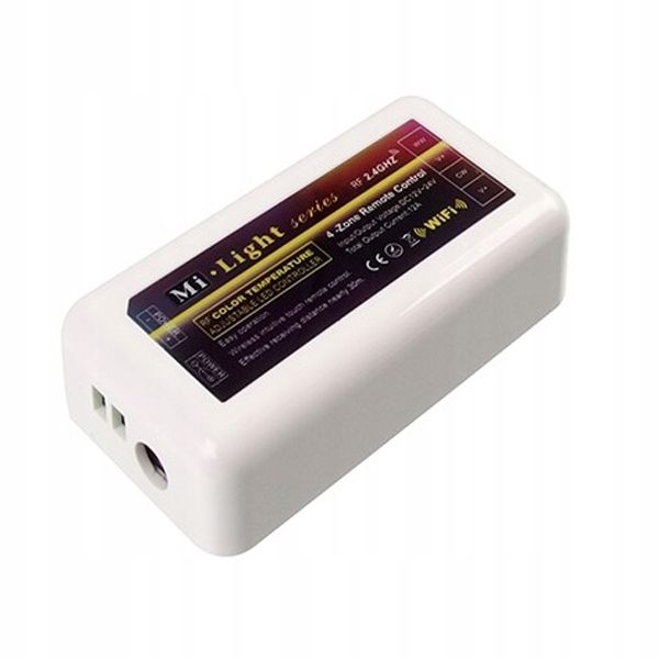  Valdiklio valdymo pultelis juostų led rgb 12a ovalas juodas 61023