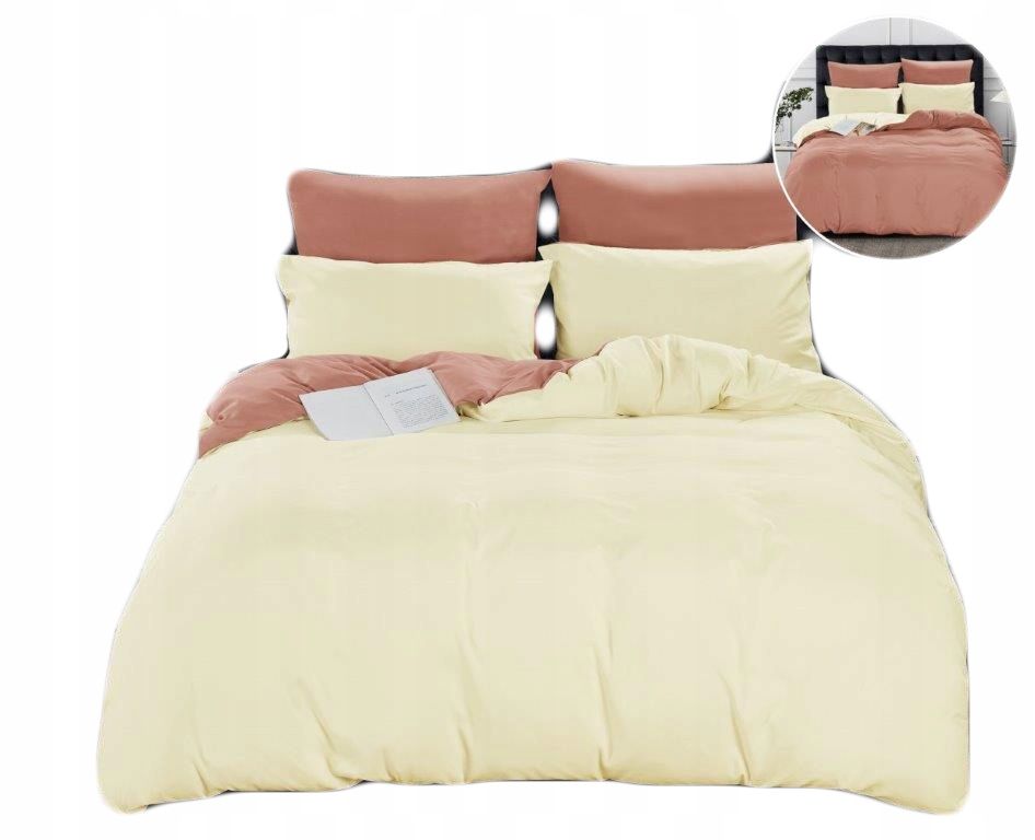  Double-sided bedding cotton 160x200 + 2 covers