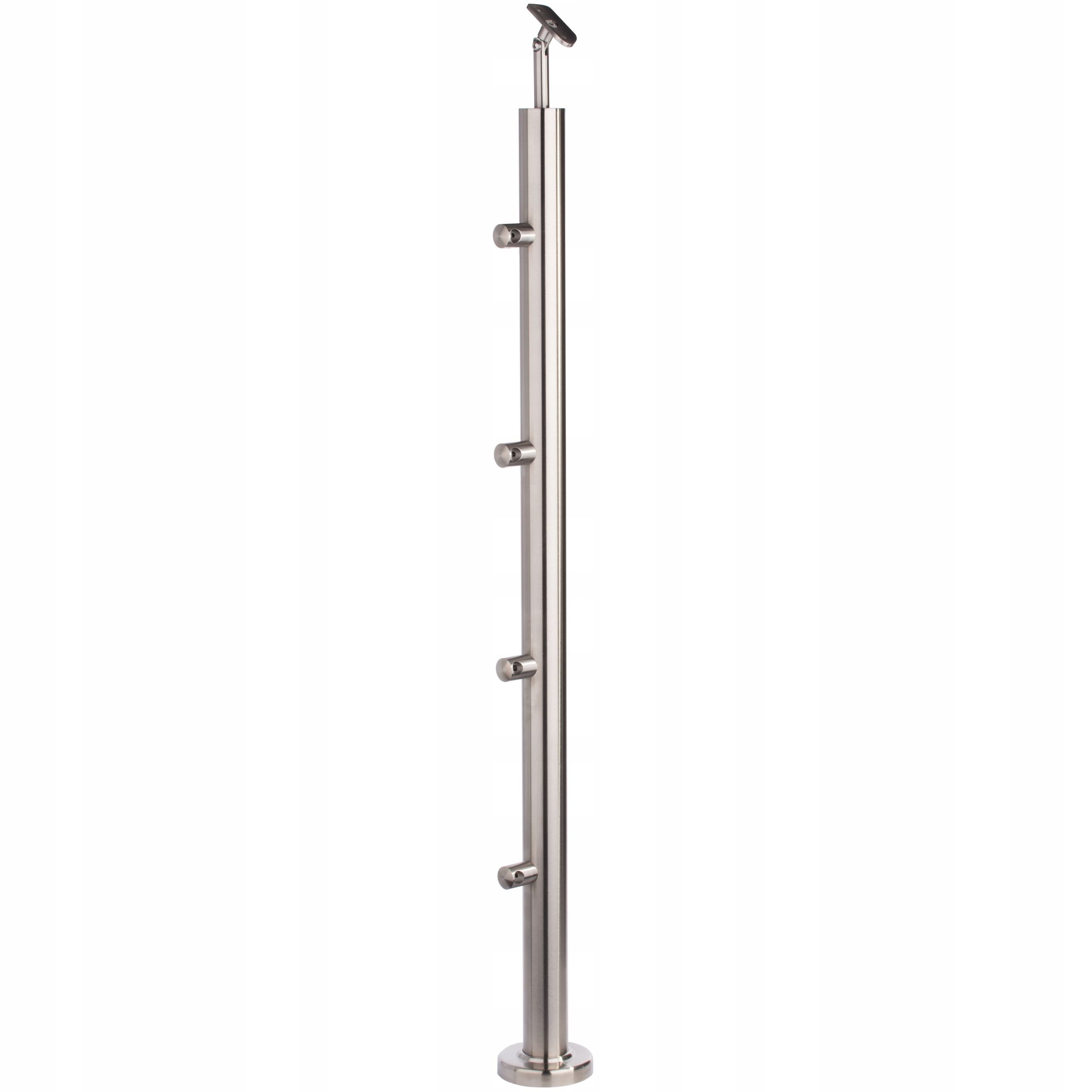  Spalte übergangs 100 cm 5 blütenblätter balustrade fi 42 rostfrei poliert