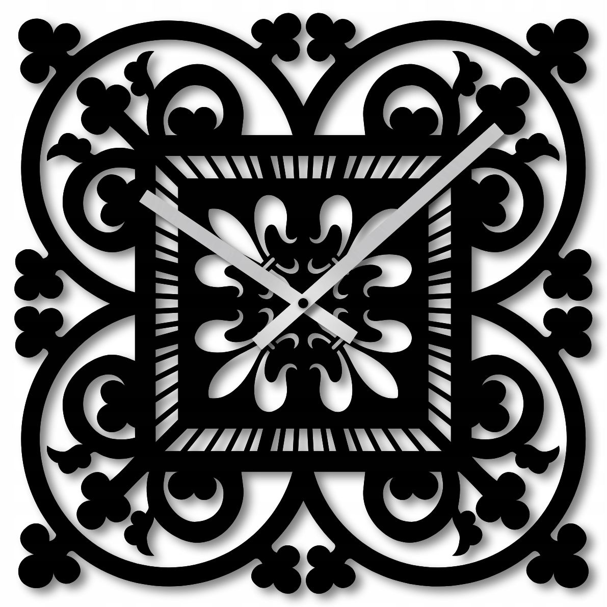 Wall clock 60 cm clock on the wall big clock openwork classic big numbers