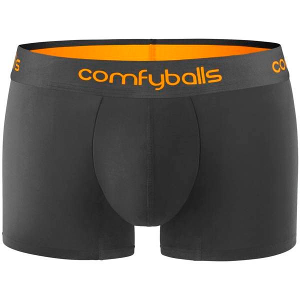  Comfyballs boxers regular cotton charcoal flame orange s