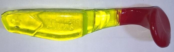  Manns predator 3,5cm geltonas su juodu grzbietem