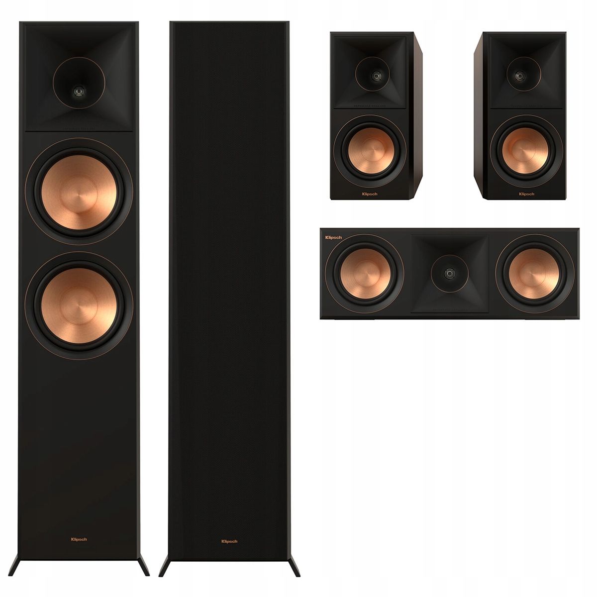  Klipsch rp-8000f ii + cs-18c + rp-504c + 500sa + rp-1200sw množina kiná 7.1