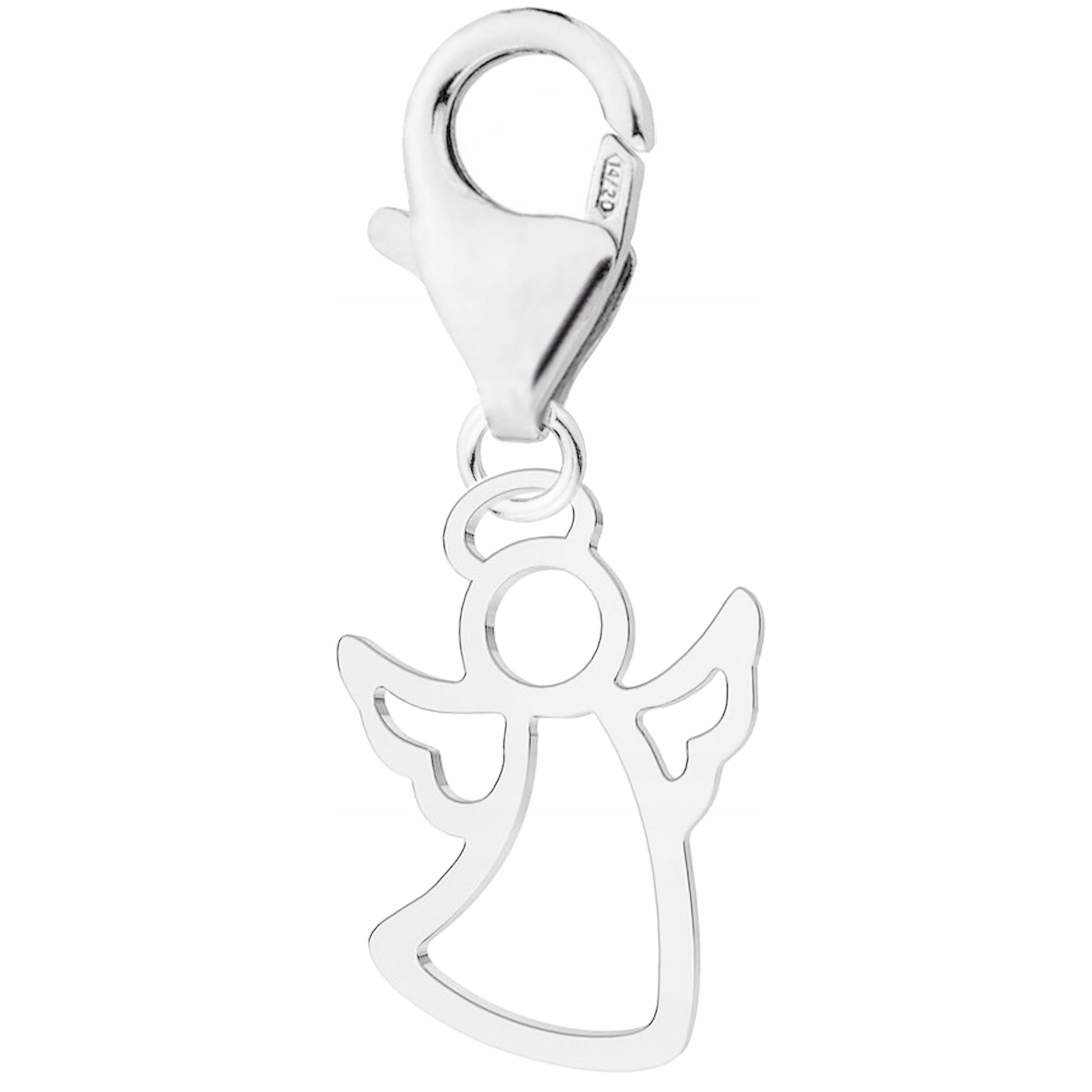  Silberanhänger karabiner mit einem engel angel engel engel silber 925