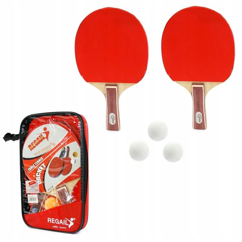  Raketės teniso ping pong kamuoliukai dėklų rinkinys