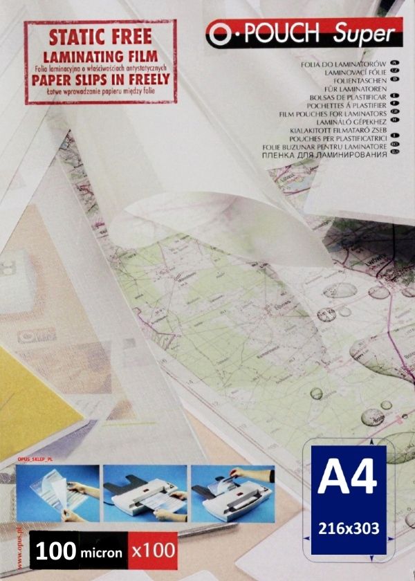  Laminierfolie opus großartig - a4 125mic 100 stück