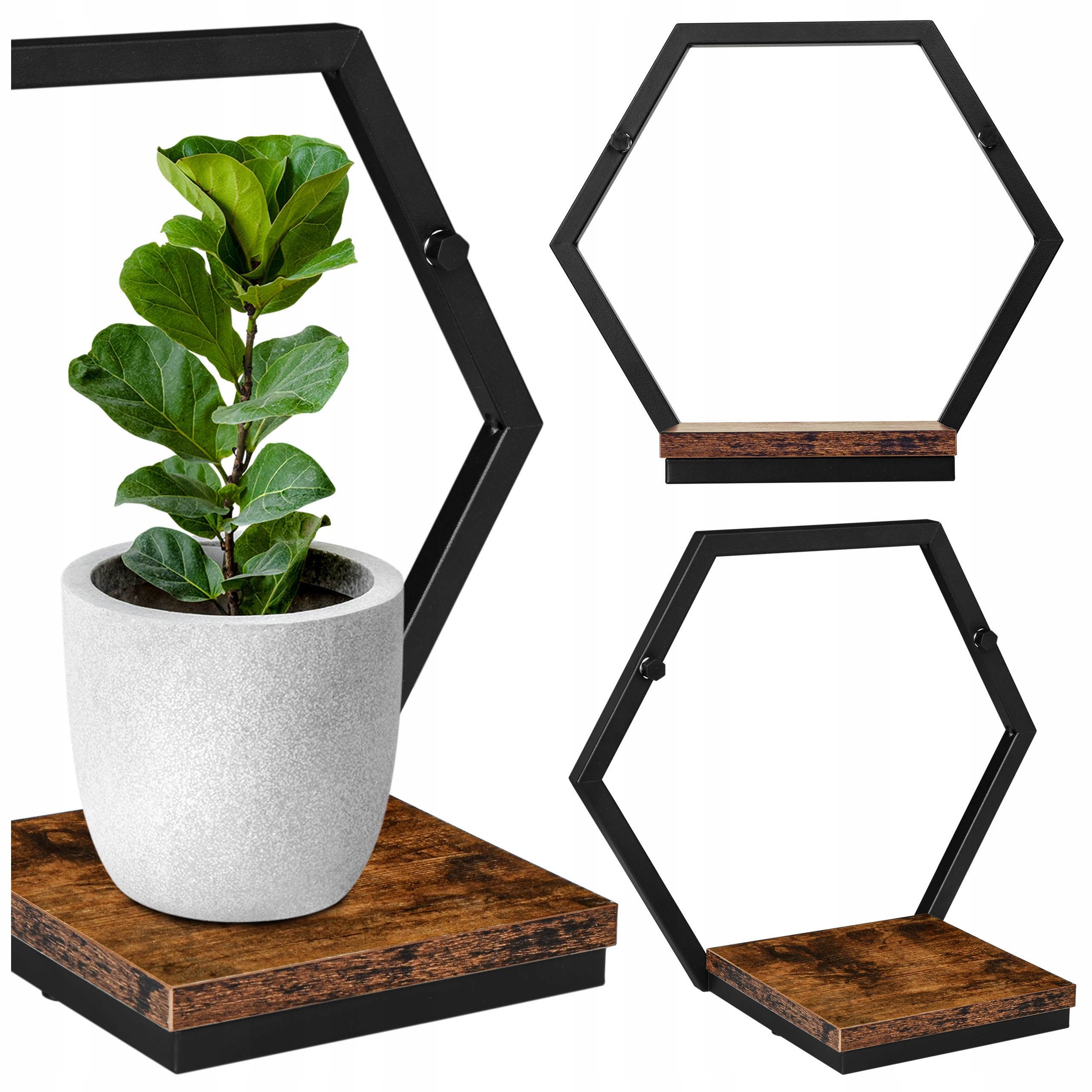  Metal stand for flowers flower stand flowerpots standing shelf with shelves loft style