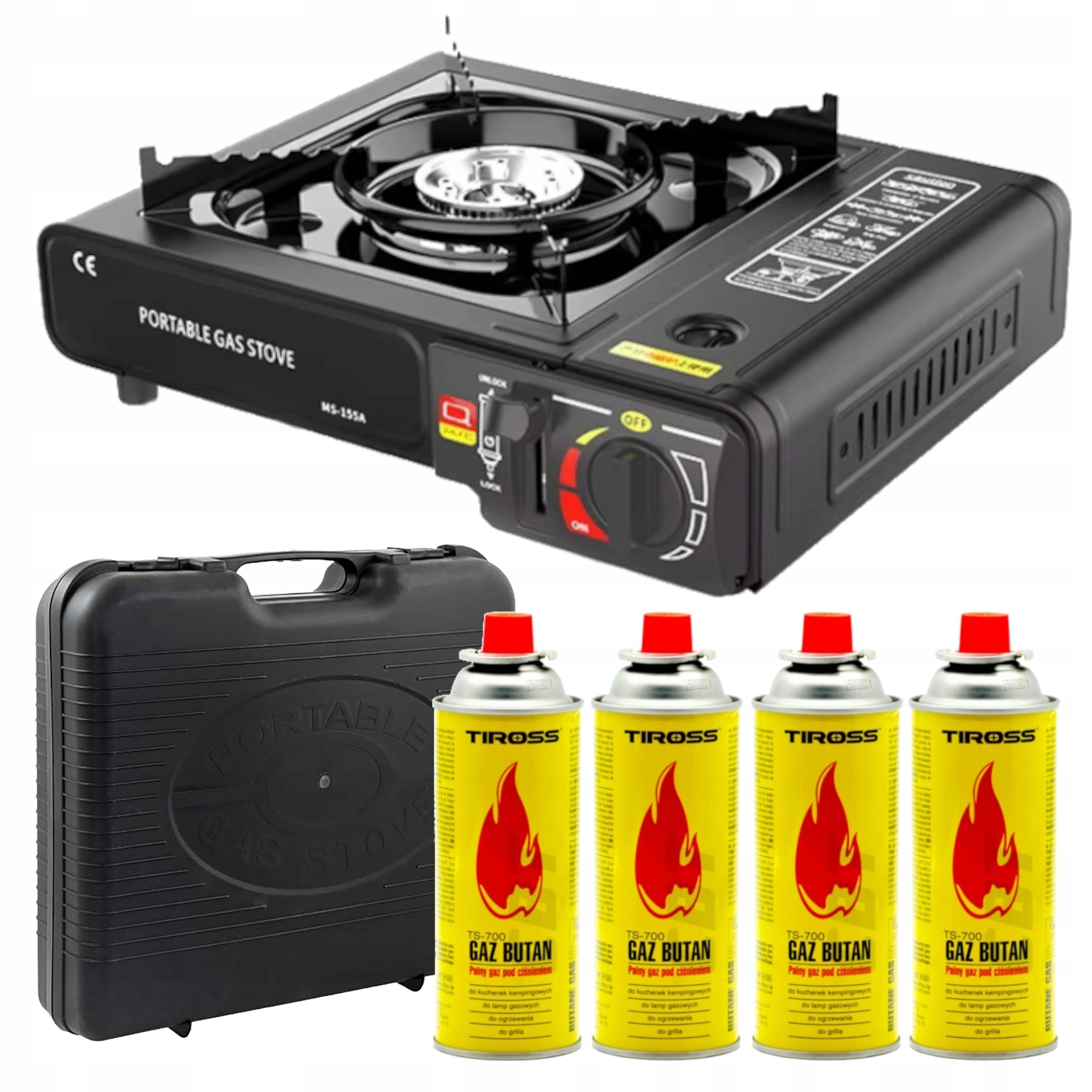  Tourist gas stove campsites outdoor suitcase for gas cylinders burner