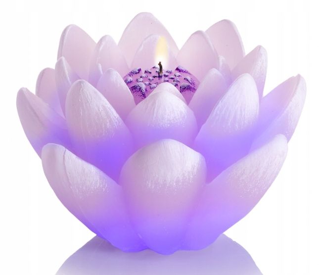  Žvakė lelija su šviesos diodu - violetinė