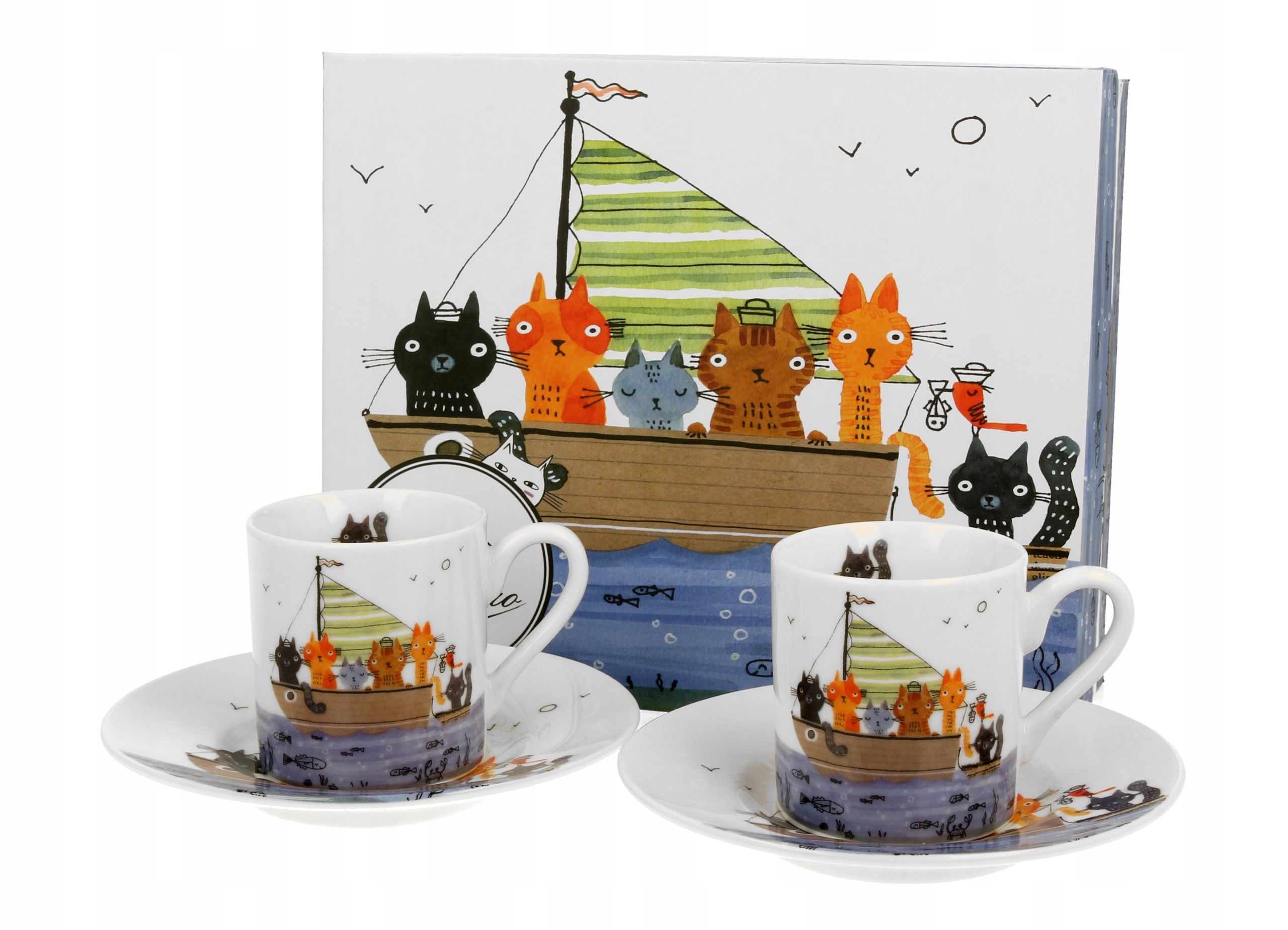  2 cups espresso with saucers safa