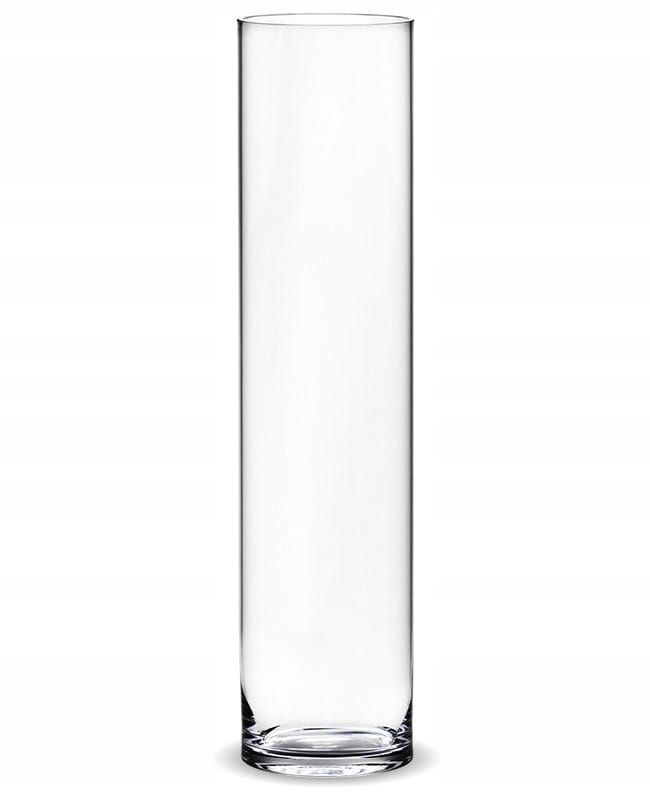  Klaasist vaas silinder tuba h 50 cm d 15 cm