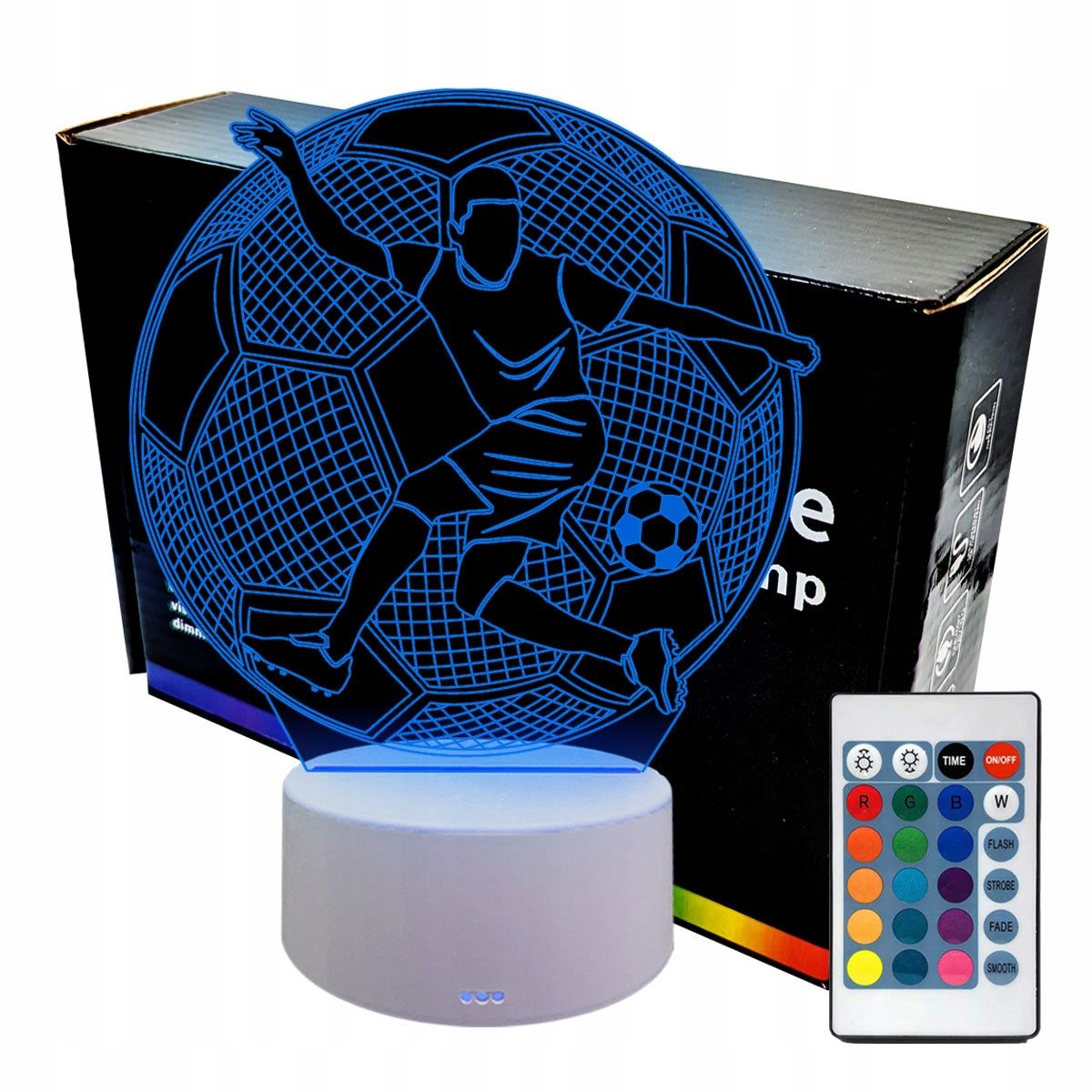  Noční světlo fotbal liverpool fc 3d lampy led