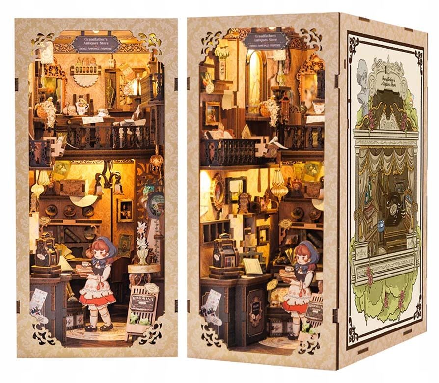  Miniatūra māja book nook vasara fejas dāvana diy