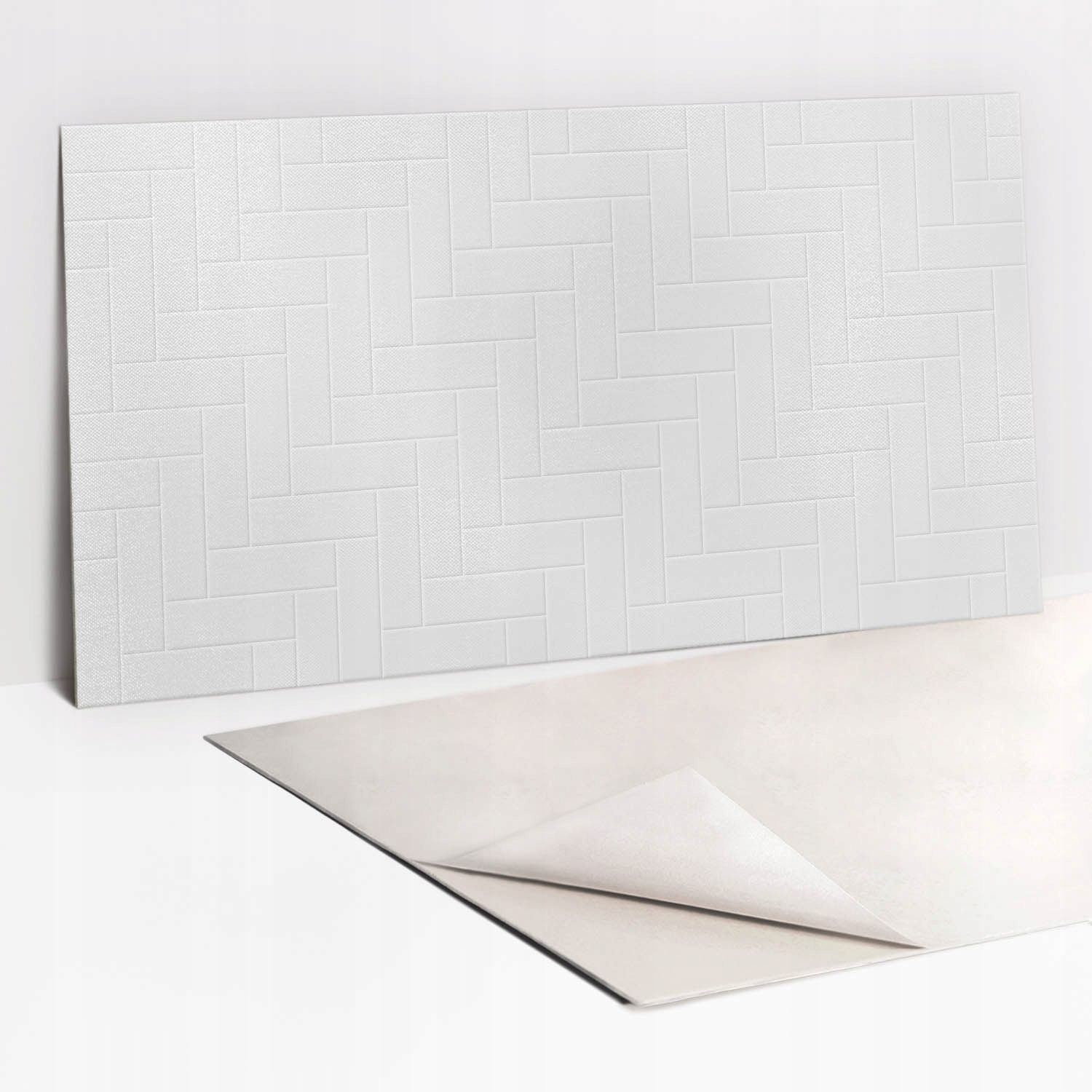  Lipīga plāksne pvc uz sienas, stāvs moderns moderns rindas 100x50 cm