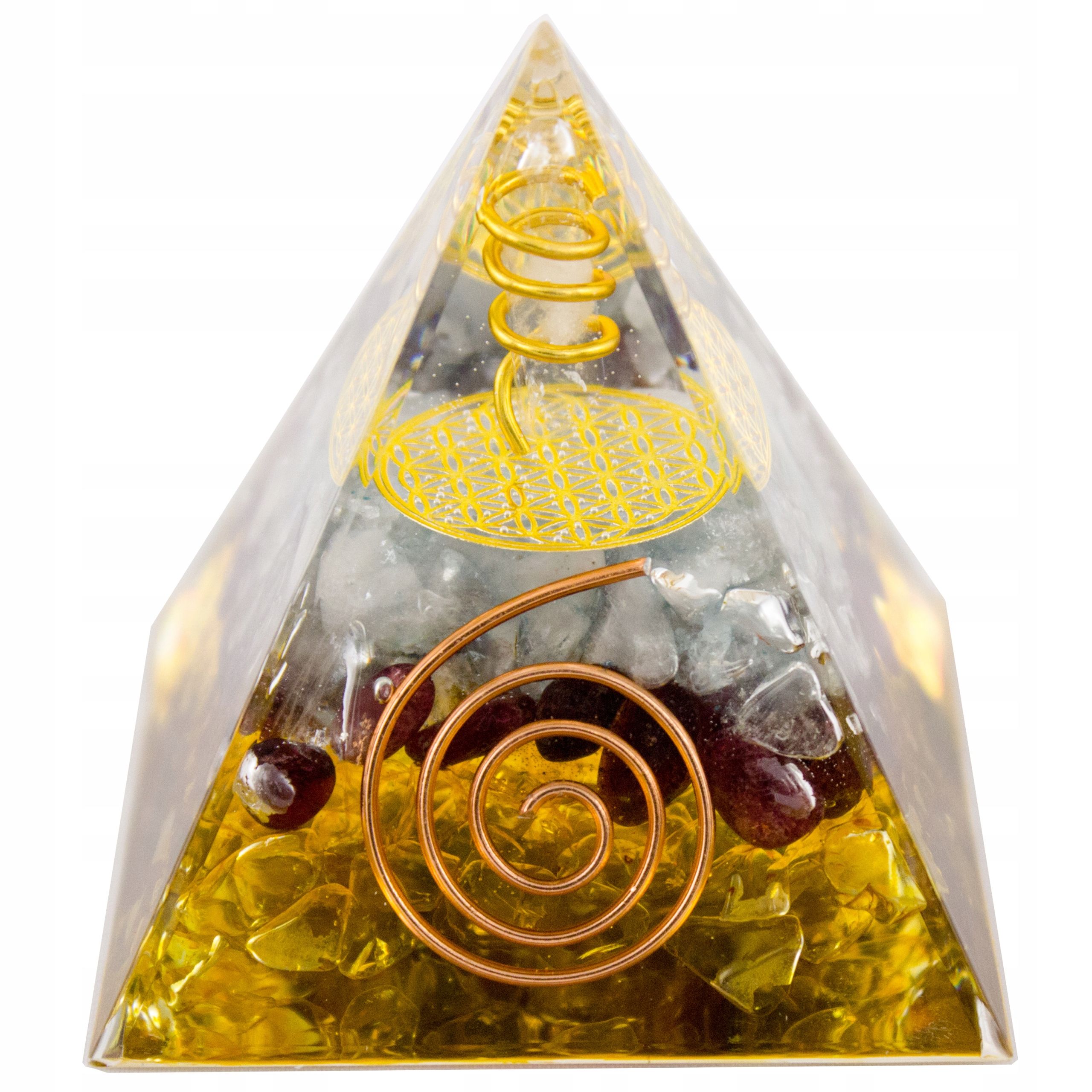  Pyramide orgonit amethyst lazuryt oliwin tigerauge feng shui chakren 5cm