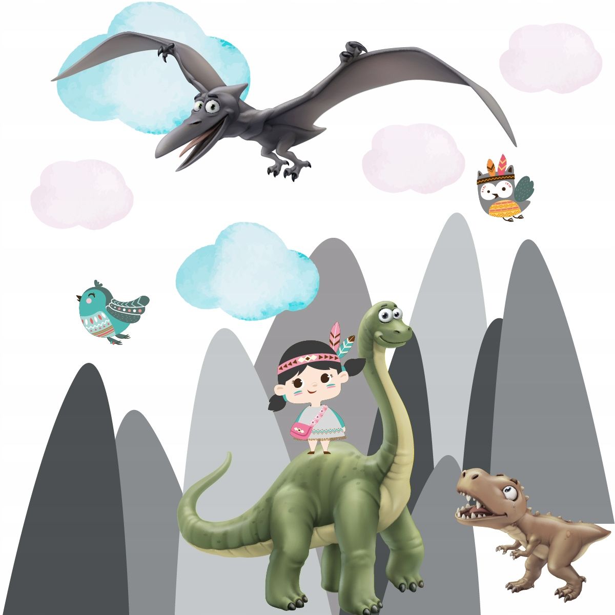  Samolepky samolepka na zeď pro děti safari 120