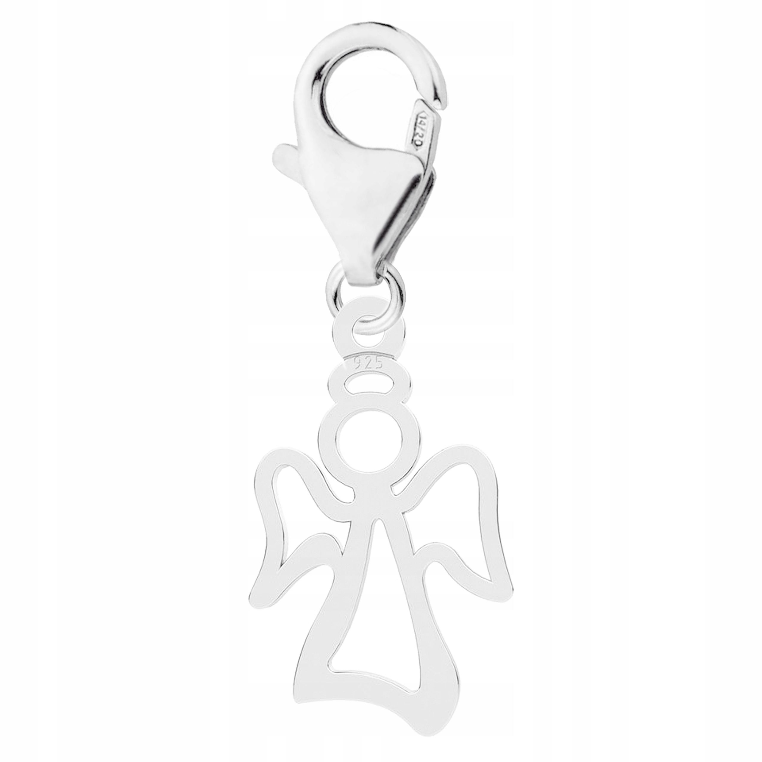  Silberanhänger karabiner mit einem engel angel engel engel silber 925