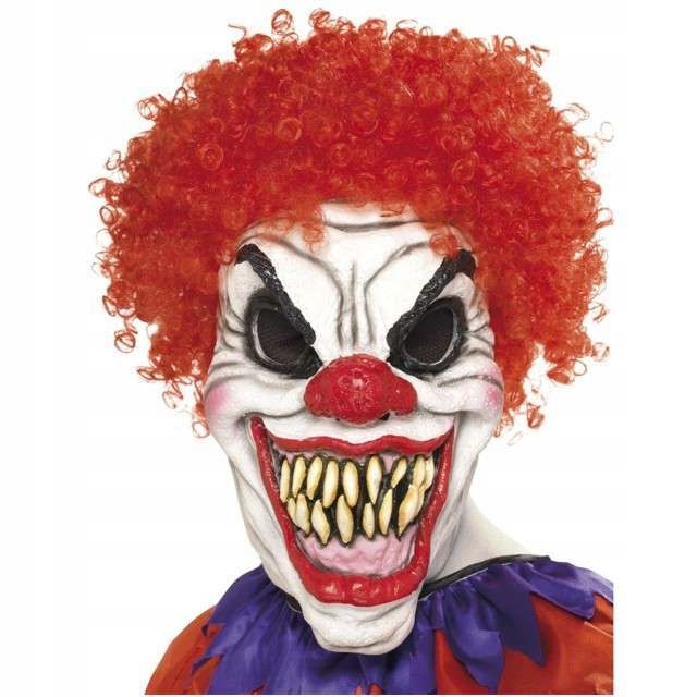  Maska vlkolak szara latex s kožušina horror