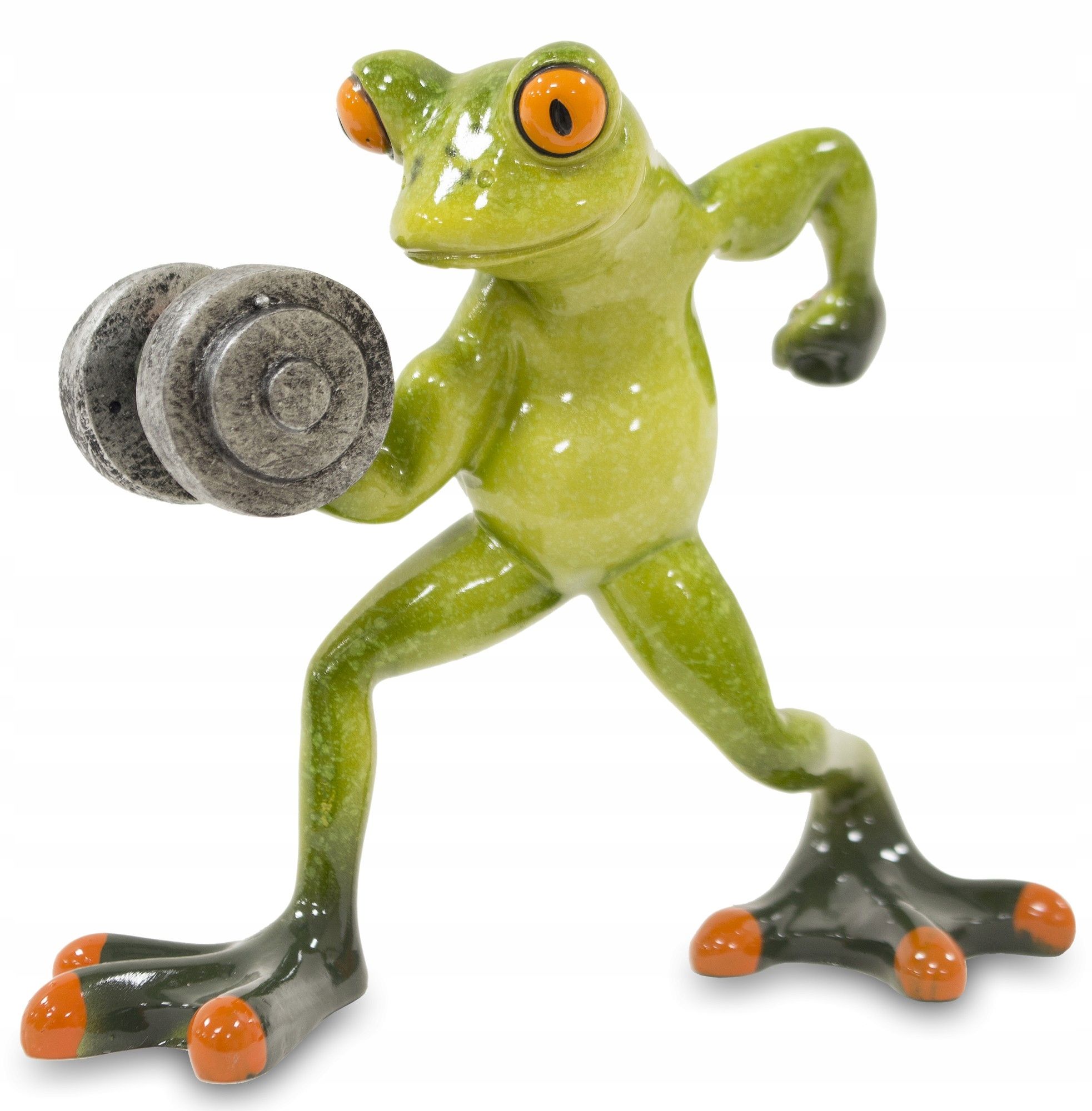  Figur frosch frosch auf rybach angler fischer geschenk