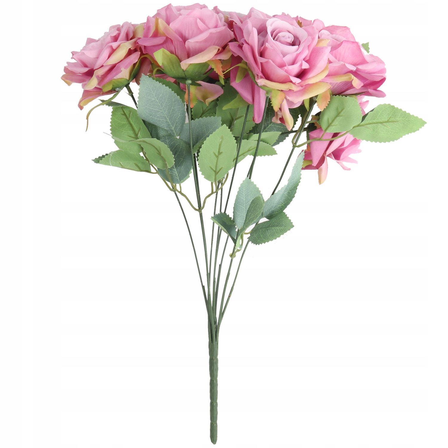  Kytice 9 veľkosť 48 cm ružový umelé kvety roze ako nažive do vázy