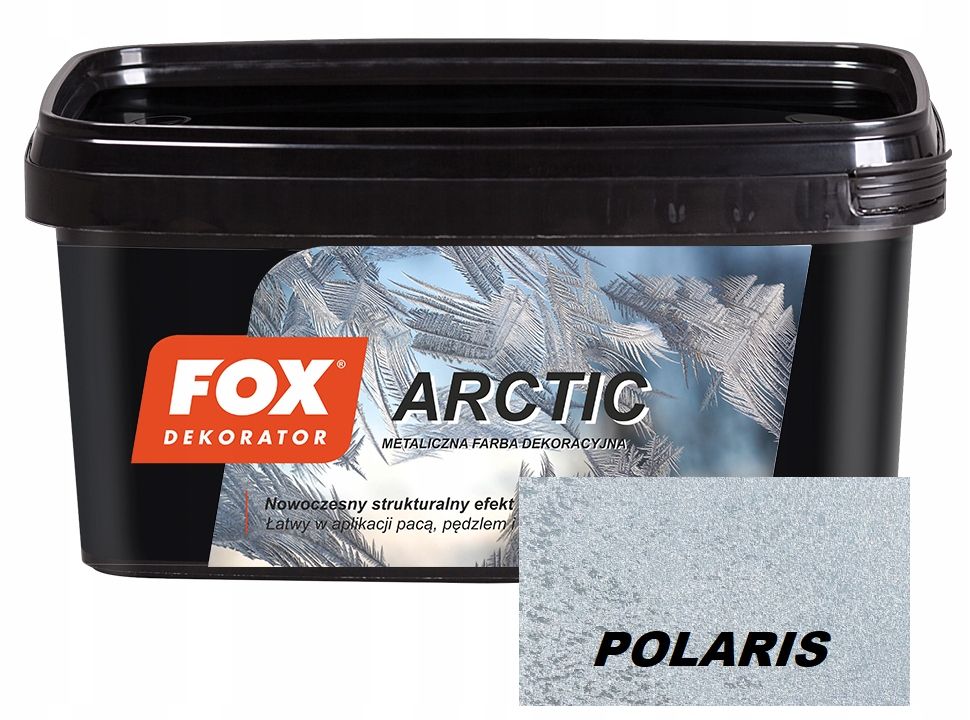  Fox dekorators dekoratīvās krāsas metāls arctic krāsu solaris 1l
