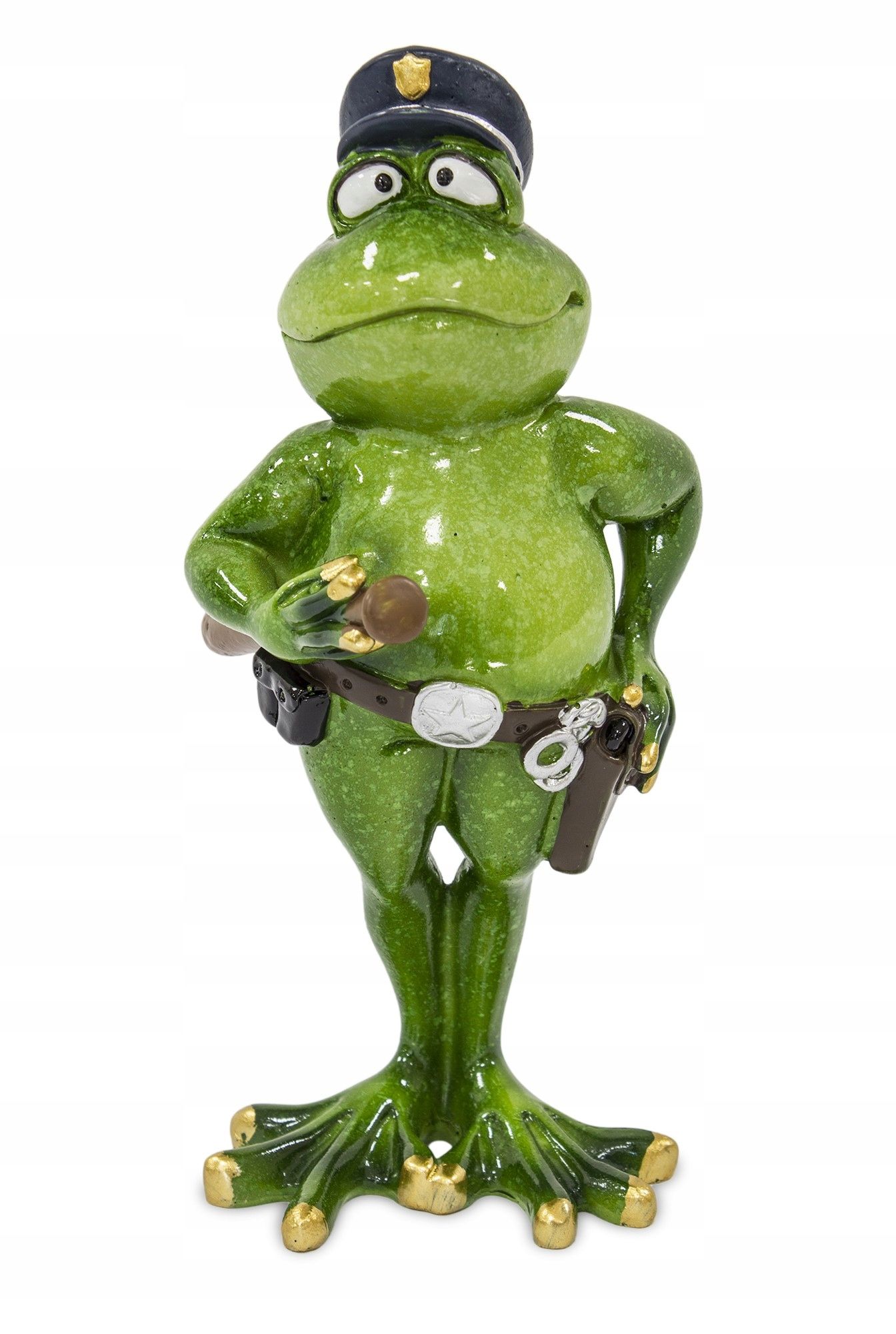  Figur frosch frosch auf rybach angler fischer geschenk
