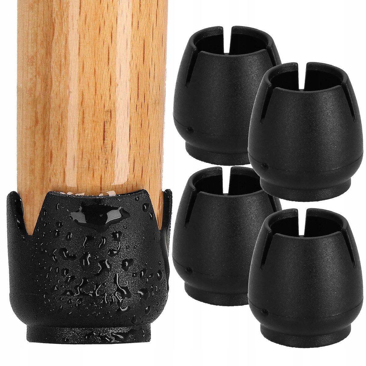  Tipy pro nohy židle 12-16mm nábytek plstěný čepice ochranný na nábytek 4szt