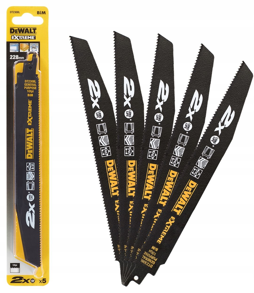  Dewalt dt2353 geležtės kardinio pjūklo 203 5szm