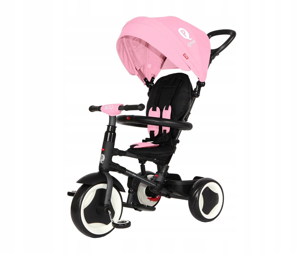  Tricycle 3in1 pusher stroller for children rito star qplay grey