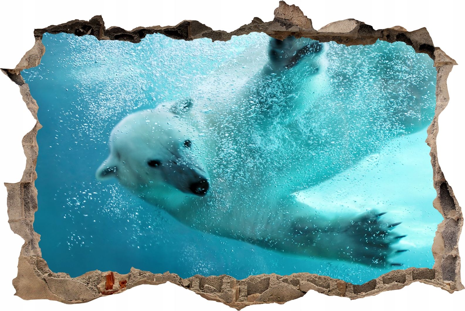  Fototapeedid auk 3d seinakleebis wodospady potok mets loodus