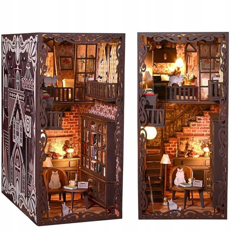  Miniatūra māja book nook vasara fejas dāvana diy