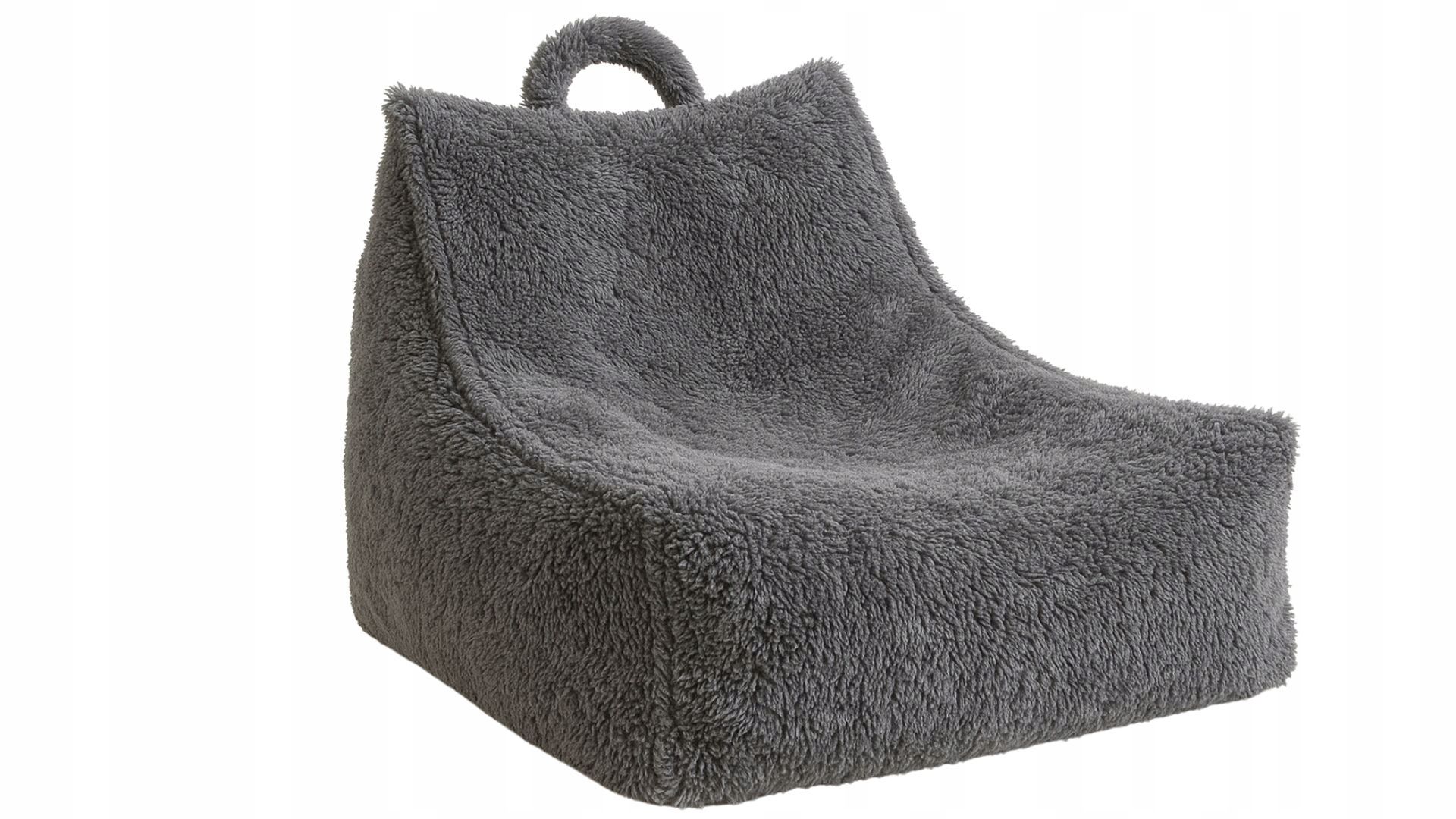  Pouf for children bean bag grey, fabric teddy bear | with handle |miekka