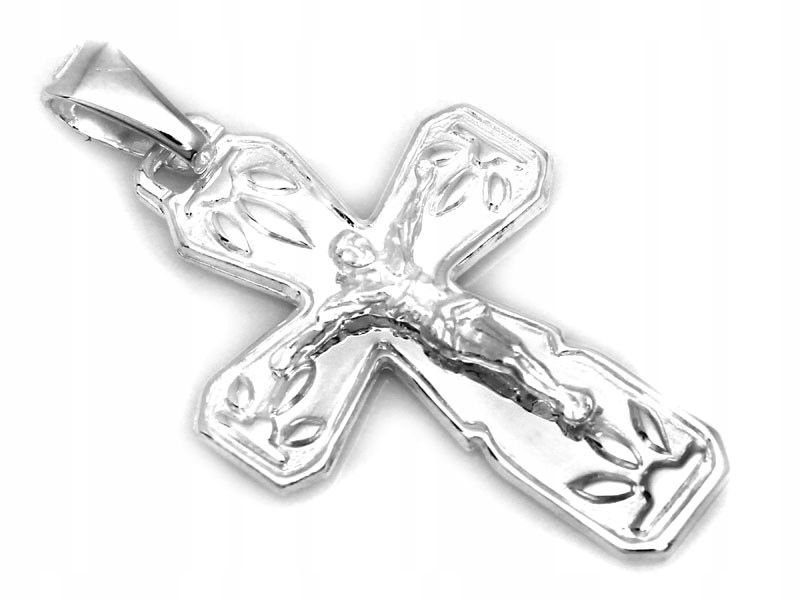  Silber anhänger am hals kreuz 925 für kinder i damen waage 1.84g religiöse gegenstände