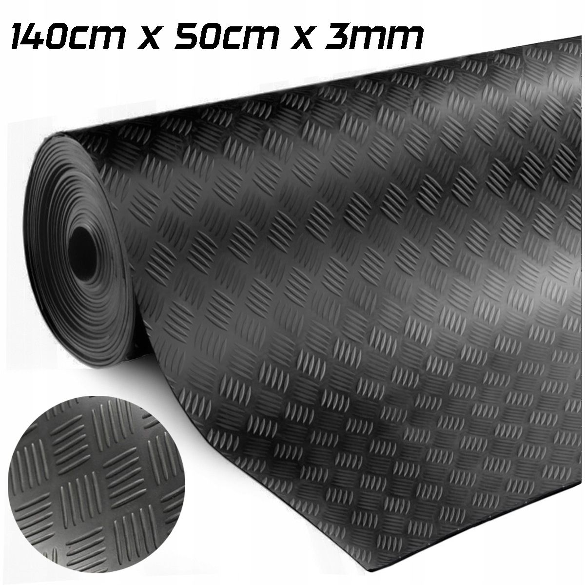  Gumená doska koberce 1200mm x 3mm 0.6m2 guma protišmyková molet